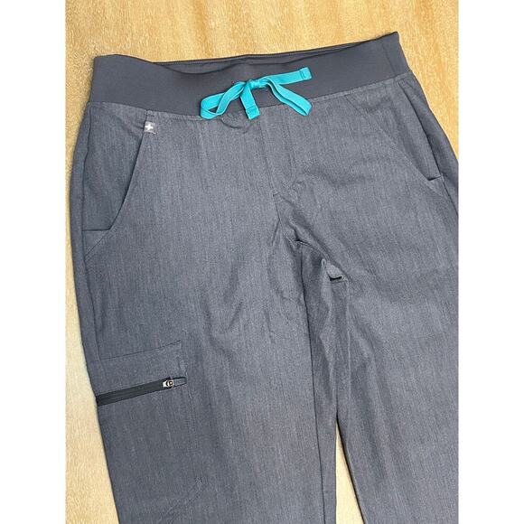 NWT Figs Zamora Jogger 2.0 Scrub Pants GRAPHITE XS Petite - Picture 2 of 6